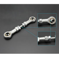Adjustable Linkage Rod with Spherical Ends Mechanical Rod End Linkage Versatile Hardware Smooth for Motion Transfer