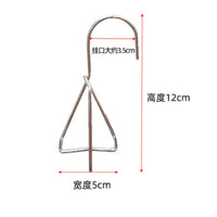 Sturdy and Long-Lasting Stainless Steel Pot Hanger Easy to Use Flower Pot Hook Space Saving Railing Planter Hook for Gardeners, Fence, Balcony, Patio, Outdoor