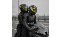 Carbon-Fiber-Pattern Bluetooth Integrated Motorcycle Helmet Communication System Bluetooth Motorcycle Helmet Aerodynamic Tinted for Riders, Commuters, Touring, Commuting