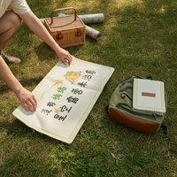 Outdoor Camping Picnic Tablecloth Waterproof Oil-Proof Sunscreen Foldable Table Mat