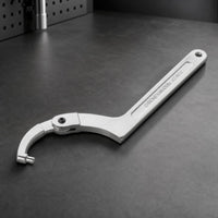 Adjustable Hook Wrench Professional Adjustable Hook Spanner Practical Tool for Mechanics, Home Improvers, Automotive Repair, Plumbing