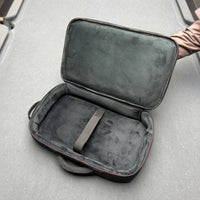 Large Capacity Effects Processor Case Thickened Electronic Drum Bag Multiple Pockets Padded Synth Backpack Dual Carry for Stage, Travel, Rehearsal