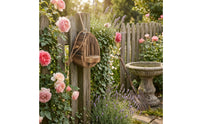 Hanging Butterfly House Wooden Butterfly House with Feeder Decorative Shelter Outdoor for Nature Lovers, Patio