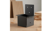 4 Pieces Pergola Post Connector Powder-Coated 4x4 Post Bracket Predrilled Holes 4x4 Lumber Bracket