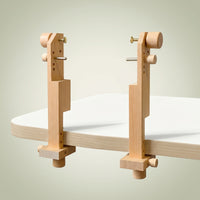Clamp-on Embroidery Hoop Stand Adjustable Embroidery Frame Stand Beech Wood Cross Stitch Holder Sturdy for Embroiderers