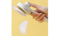 Easy to Clean Dog and Feline Deshedding Brush Deep Hair Removal Self Cleaning Slicker Brush Skin-Friendly Pet Hair Remover Comb