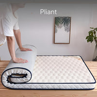 Foldable Latex Mattress Topper with Breathable Viscoelastic Foam