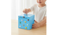 Deposit Only Piggy Bank Thickened Material Cartoon Money Bank Large Capacity Cube Savings Box for Girls, Boys