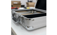 Foam Insert Equipment Case Shockproof Foam Lined Instrument Case Aluminum Frame for Professionals, Technicians, Field Work, Worksite