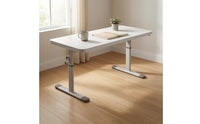 Manual Height-Adjustable Desk Wide Base Feet Office Furniture