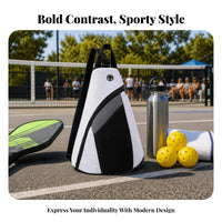 Adjustable Strap Triangle Sling Bag Front Zip Pocket Sling Backpack Textured Panel Chest Daypack Top Grab Loop for Outdoor, Sports