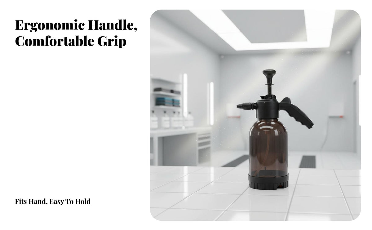 2 Liter 2 Liter Car Wash Sprayer Harsh-Resistant and Alkali Resistant Hand Pump Foam Sprayer Large Capacity High Pressure Foam Pot