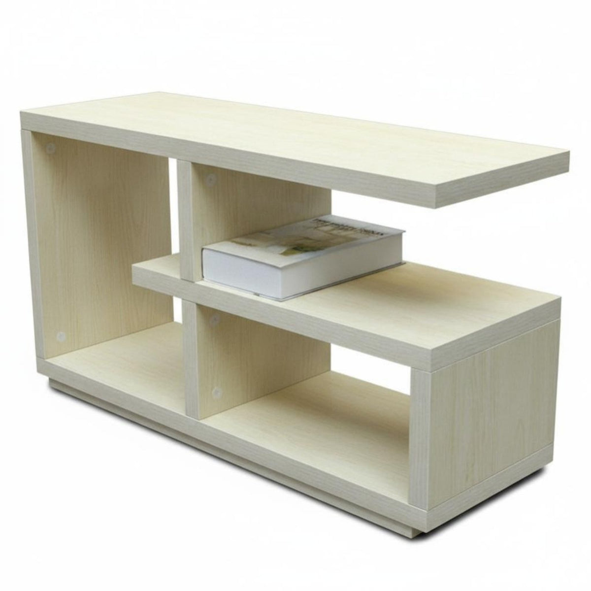 Minimalist Design Multi-Level Accent Table Space-Saving Stepped Storage Table Versatile Use Nightstand Sturdy Construction for Apartment Dwellers, Homeowners, Students, Living Room, Bedroom, Small Areas, Entryway