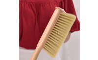 Long-Handled Bed Brush Handheld Bed Brush with Wooden Handle Hand Broom with Hanging Hole Long-Lasting Comfortable for Bedding