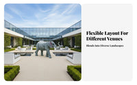 Fiberglass Elephant Model Lifelike Design Large Elephant Sculpture Weather Resistant Outdoor Decoration for Landscapers, Parks, Hotel Entrances, Lawns