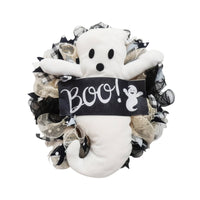 Halloween Wreath Stuffed Door Wreath with Festive Decoration for Window