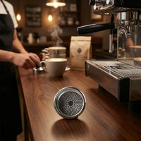 304 Stainless Steel Espresso Portafilter Basket 58mm Filter Basket Straight Wall Design for Baristas, Home Cafe