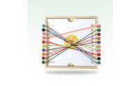 Untying Board with Cords Educational Wooden Puzzle Board Toy Long-Lasting Sturdy for Preschoolers, Homeschool, Classroom