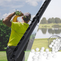 Detachable Golf Ball Picker Tube Plastic Golf Ball Collector Tube Cylindrical Sports Equipment Oval Openings