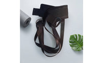 Sacral Support Belt Adjustable Sacral Belt with Metal Rings Stabilization Strap for Body Alignment Discipline