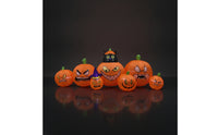 Light-up Inflatable Pumpkin with Black Cat Outdoor Air-Blown Yard Display for Garden, Patio