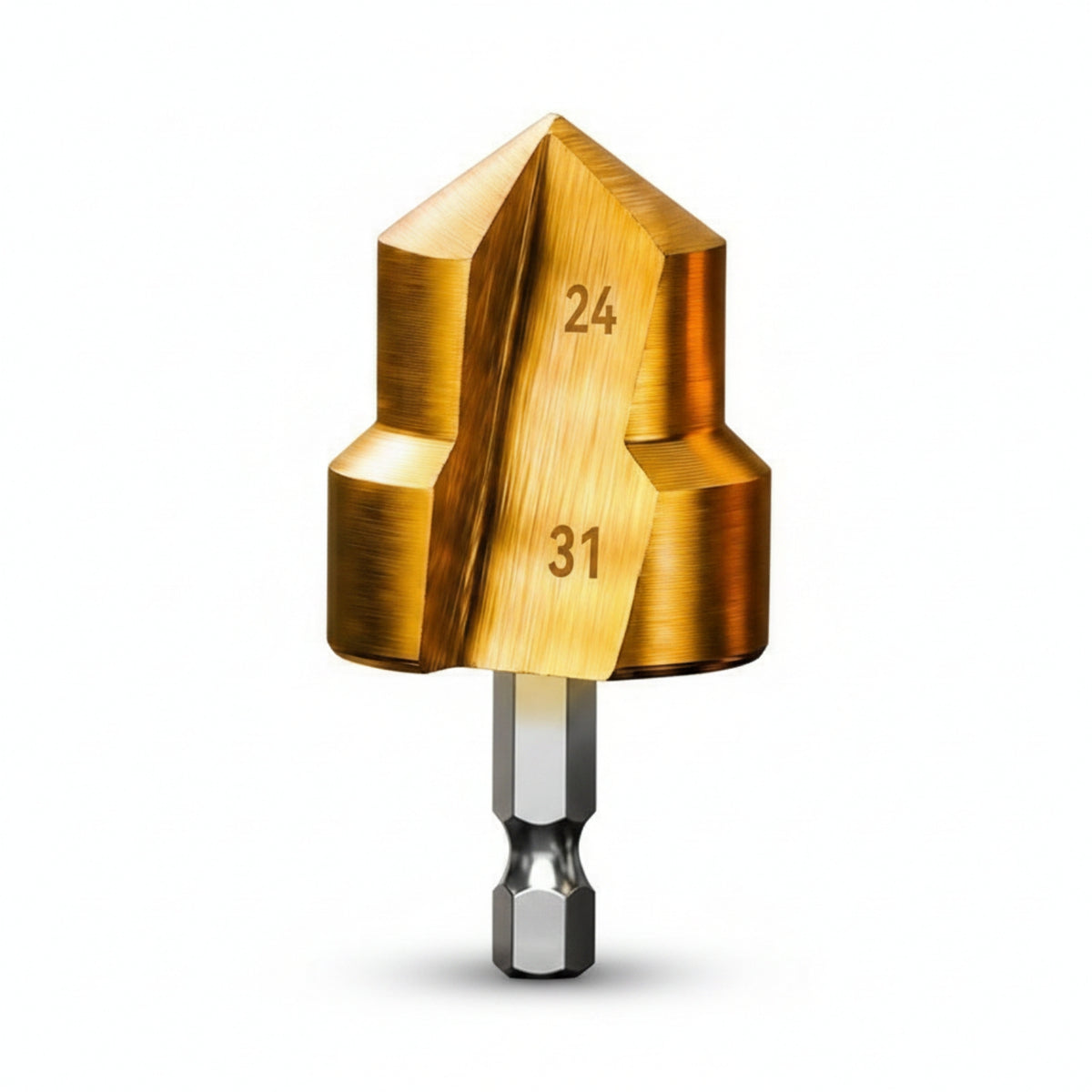Conical PPR Hole Drill Bit Reinforced Pipe Reaming Drill Bit Sharp Edge Power Tool Accessory Metal for Drilling