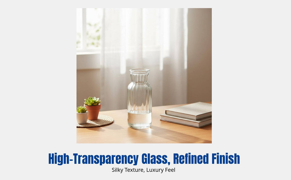 Minimalist Glass Vase, Modern Nordic Design, Hydroponic Mini Flower Vase for Home Decor