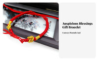DIY Friendly Chinese Knot Braided Bracelet Stackable Red String Bracelet Lightweight for Women, Adults, Cultural Events, Gifting, Daily Wear