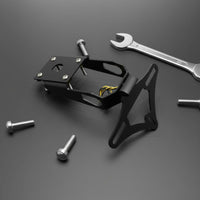 Motorcycle Vehicle Registration Plate Holder Long-Lasting Carbon Steel Rear Vehicle Registration Plate Bracket Mudguard Remover