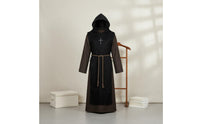 Reaper Costume Halloween Death Hooded Cloak Festival-Prepared Black Cosplay Cloak