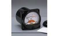 Warm Backlight Panel Mounted VU Meter Clear Cover Analog VU Meter Square Front Plate