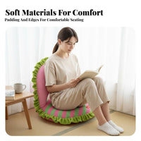 Space-Saving Adjustable Floor Lounger Multi-Functional Adjustable supportrest Lounger Thickly Padded floor mat Seat Ergonomic Design for Students, video game enthusiasts, Adults, Bay casement, Bedroom, perusing corner, Dorm Room
