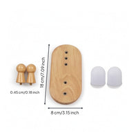 Traction Board Ergonomic Back Stretcher with Pressure Knobs Adjustable Support Board for Office Workers, Home, Floor