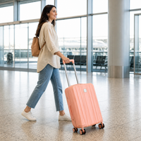 Lightweight Hardshell Carry-On Luggage with Spinner Wheels and TSA Lock, Multiple Sizes