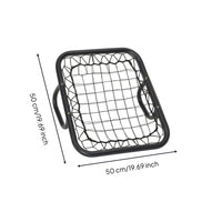 Handheld Deflection Net Compact Handheld Rebounder Heavy-Duty for Coaches, Goalkeeper Training, Reaction Exercises