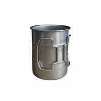 Sturdy Camp Mug with Handle Easy to Clean Stainless Steel Mug Lightweight Drinkware Portable for Outdoor