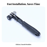 Multi-Functional Mini Ratchet Wrench Compact Design Quick Release Ratchet Reversible for Mechanics, DIY Enthusiasts, Car Repair, Workshop