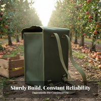 Tool Bag with Shoulder Strap Structured Tool Backpack Hands Fruit Picking Bag for Farmers