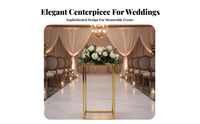 Elegant Design Wedding Column Stand Sturdy Metal Frame Flower Stand Stable Column Display Rack Detachable for Florists, Ceremony, Reception, Party, Entryway