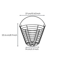 Large Capacity Golf Ball Basket PVC Coated Driving Range Basket Portable for Golfers, Practice Green