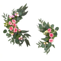 Wedding Arch Flower Garland Decorative Wedding Arch Floral Swag Artificial Flower Garland Pre-Assembled for Brides