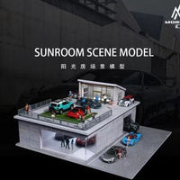 1:64 Scale Sunroom Scene Model, PVC, Static