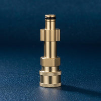 1/4 Inch Quick Connect Adapter Long-Lasting Construction to Quick Connect Converter Brass Hose Fitting