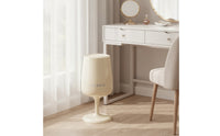 Press-Open Trash Can with Lid Tall Goblet Trash Can Sculptural Wastebasket Modern for Living Room, Home Bar, Bedroom