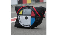 Road Bike Travel Bag Wheeled Bike Travel Bag with Shoulder Strap Rolling for Cyclists, Triathletes, Air Travel