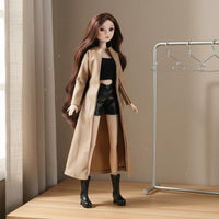 Fashionable 1/6 Doll Fashion Set Street Design Fashion Doll Clothes Set Assortment and Match 1/6 Scale Suit Stylish Accessories for Collectors, Display, Photo Shoots