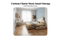 Kids Bed with Storage Modern Simple Modern Children Storage Bed Soft Upholstery children's Furniture for Young Children, Parents