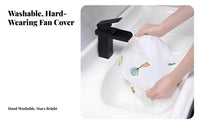 Electric Fan Cover Dustproof Washable Fan Protector Thickened Material for Families with Children, Homeowners, Bedroom, Living Room, Nursery