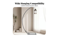 Curved Arch Backdrop Stand Angled Supports Curved Hanging Stand Top Hook Event Decor