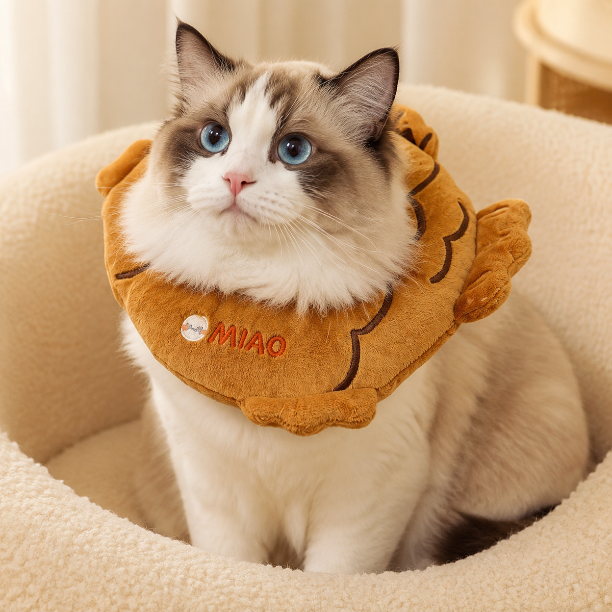 Elizabeth Collar, Cat, Soft, Lick Prevention, Size S, Post-Surgery Care, Recovery Support, 21-29cm